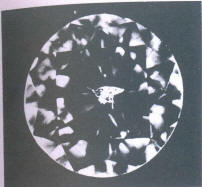 Fig 109 crystal inclusion with tension crack under the table 