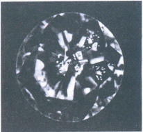 Fig 134 Larger crystal inclusions under table and crown facets Fig 134 Larger crystal inclusions under table and crown facets
