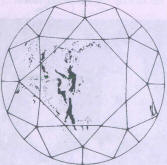 Fig 137 Larger cracks under the table and crown facets Fig 137 Larger cracks under the table and crown facets