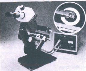 Fig 157 Scanning microscope with micron scale and Potteratmaster (HRD system) 