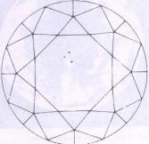 Fig61 Three very small light crystals under the table