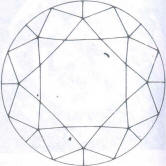 Fig 68 A light crack In the table, two crystals Fig 68 A light crack In the table, two crystals