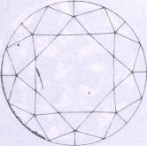 Fig 75 Two light crystals, a crack under the table, fringe-like cracks Fig 75 Two light crystals, a crack under the table, fringe-like cracks